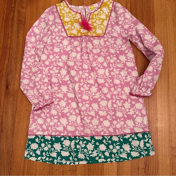 Mini Boden Floral Boho Cotton Dress Size 11-12yr #j6 - Picture 1 of 9